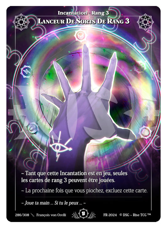 286/308 LANCEUR DE SORT DE RANG 3