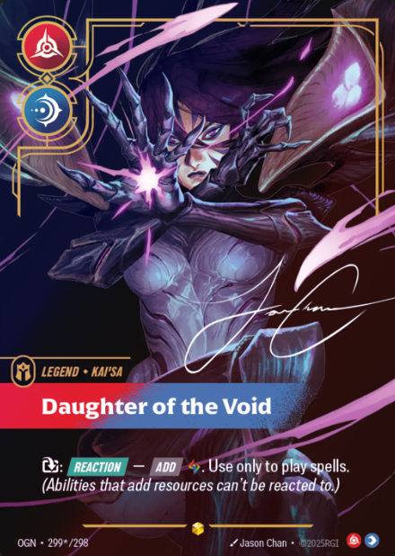 299/298 Kai'Sa, Daughter of the Void SHOWCASE