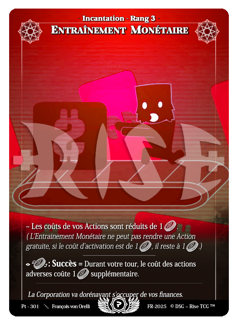 PT 301 Entraînement Monétaire