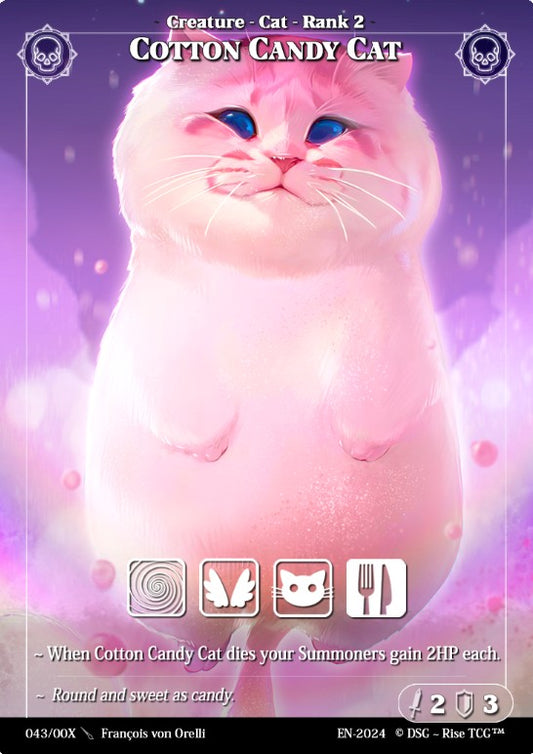 043/00X Chat Barbe A Papa (Rare)