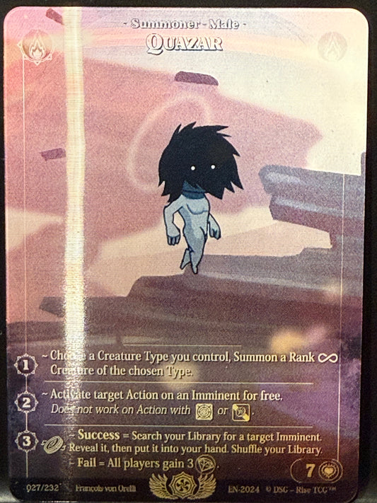 BoxTopper Non Scelle Quazar Depth Lenticular