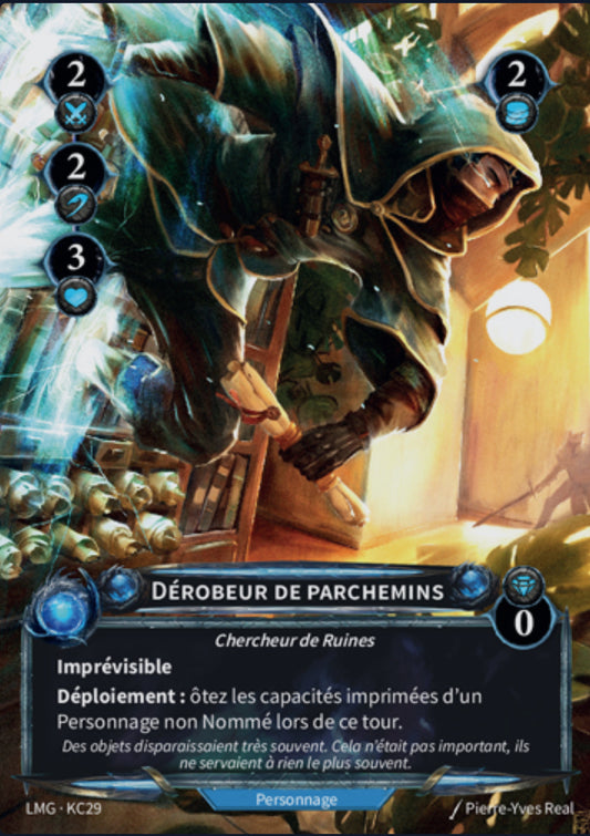 029/300 KC Dérobeur de Parchemins