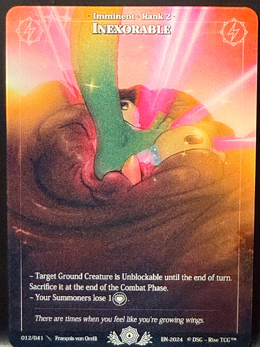 BoxTopper Fresh Non Scellé Inexorable Depth Lenticular