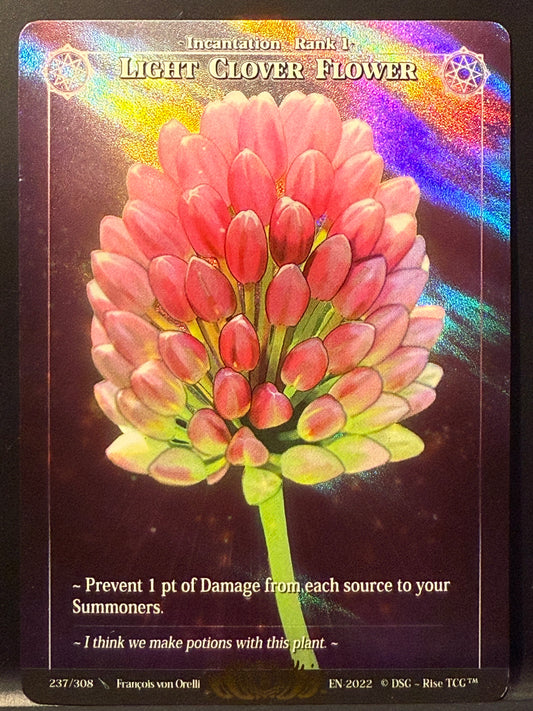 Light Clover Flower FOIL  (Alpha Ang)