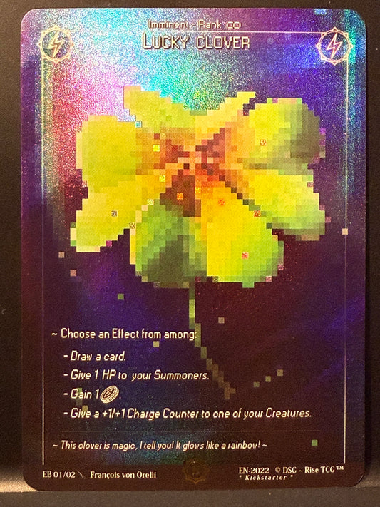 Carte Kickstarter Lucky Clover  (EN 2022)