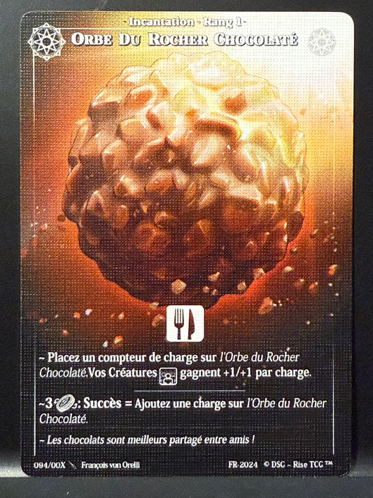 Carte Poker Orbe du Rocher Chocolaté