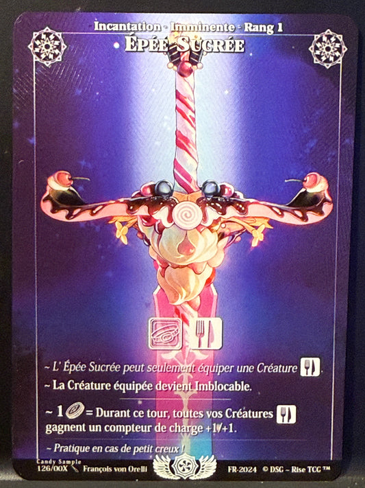126/00X Epée Sucrée (fr)