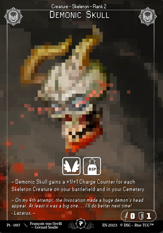 PT 097 DEMONIC SKULL