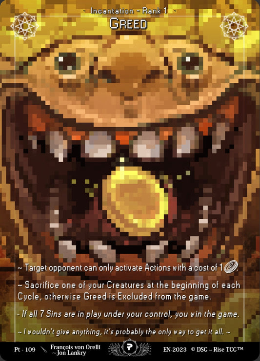 PT 109 GREED