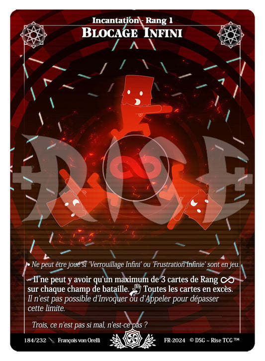 184/232 BLOCAGE INFINI