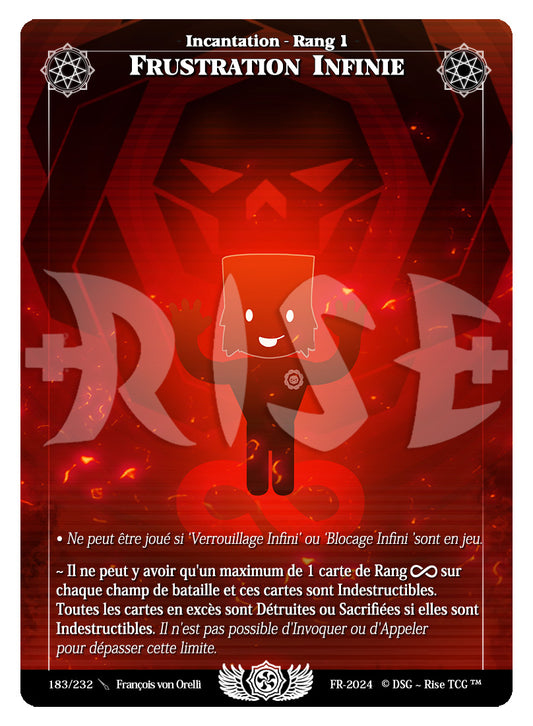 183/232 FRUSTRATION INFINIE