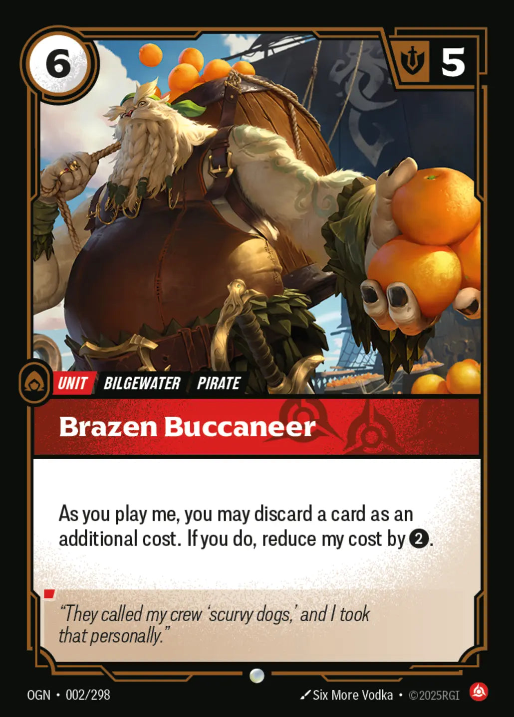 002/298 Brazen Buccaneer