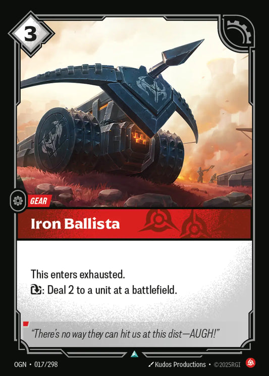 017/298 Iron Ballista