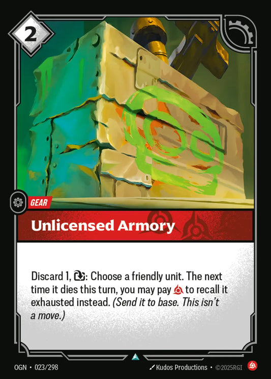023/298 Unlicensed Armory