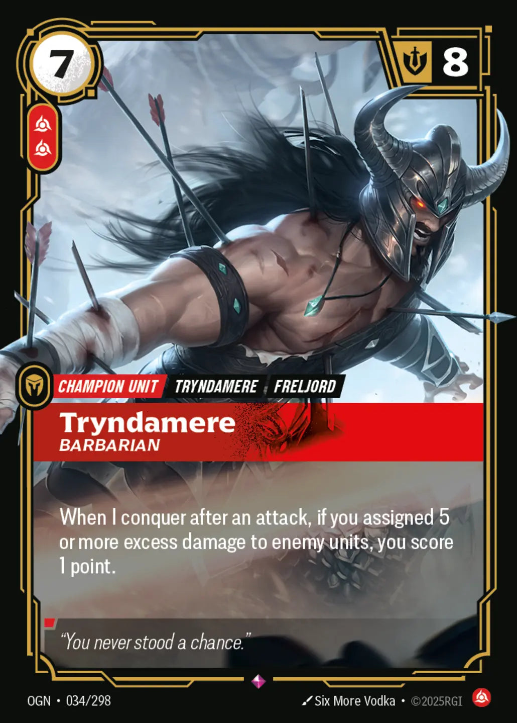 034/298  Tryndamere, Barbarian