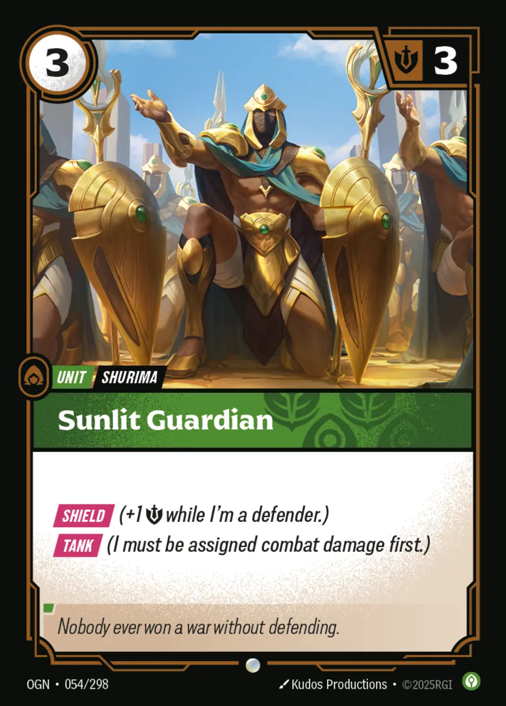 054/298 Sunlit Guardian