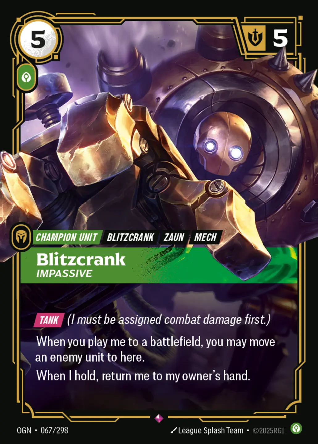 067/298 Blitzcrank, Impassive