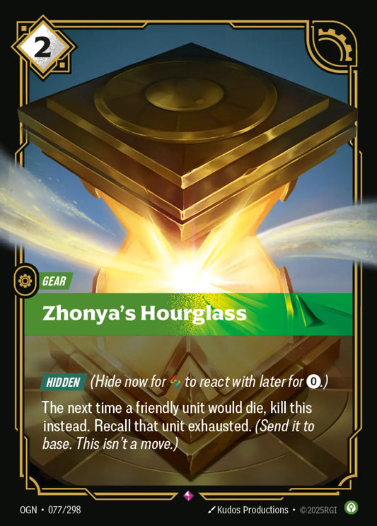 077/298 Zhonya's Hourglass