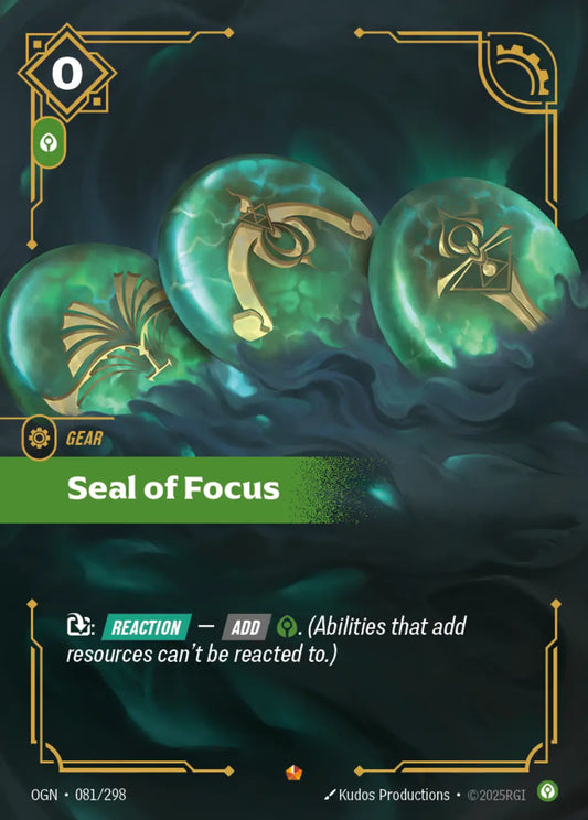 081/298 Seal of Focus