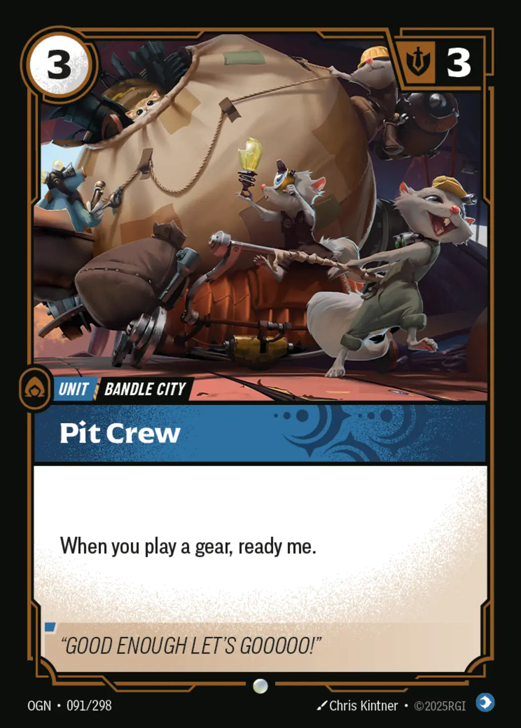 091/298 Pit Crew