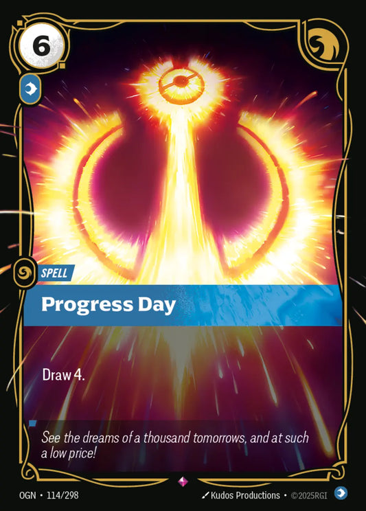 114/298 Progress Day