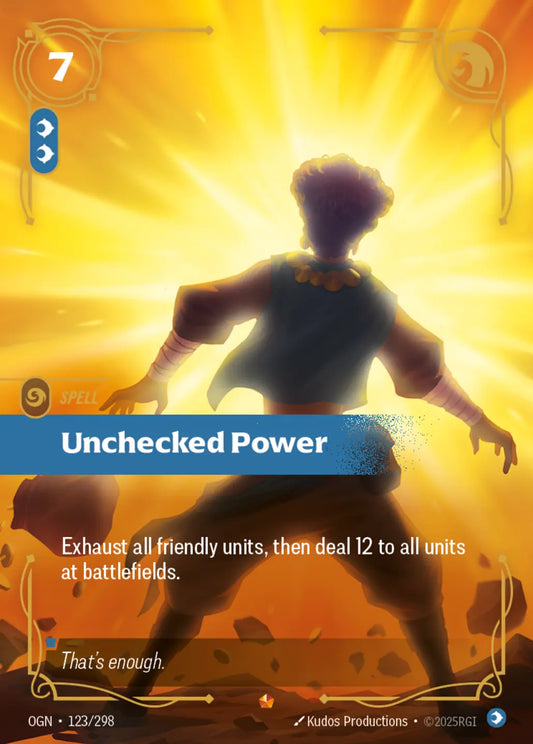123/298 Unchecked Power