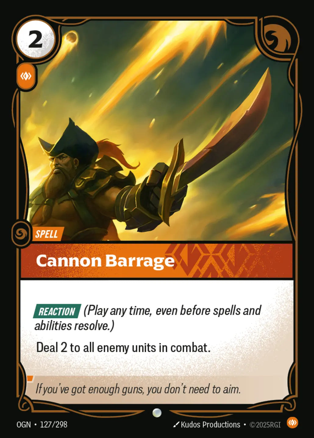 127/298 Cannon Barrage