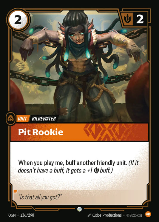 136/298 Pit Rookie