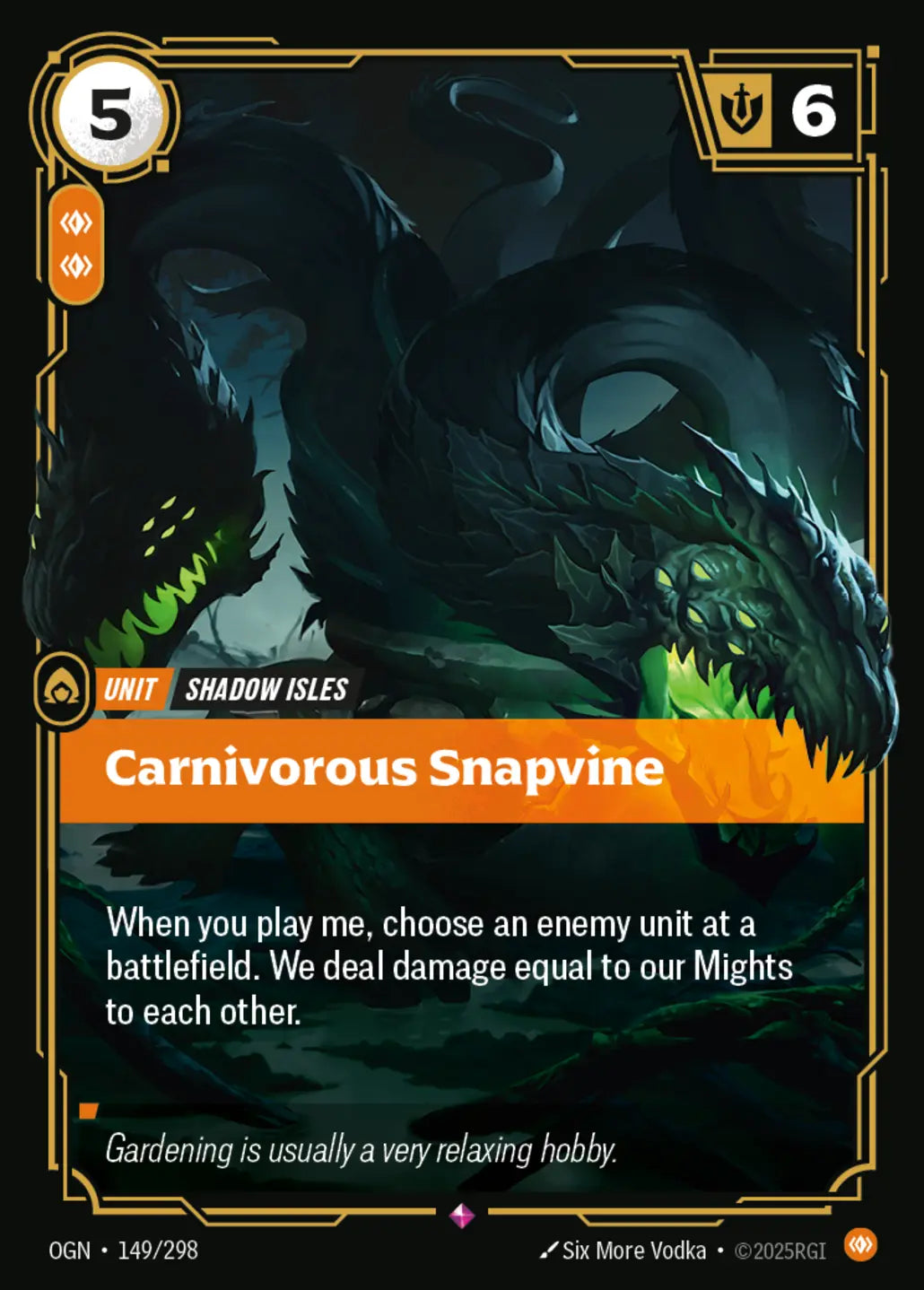 149/298 Carnivorous Snapvine