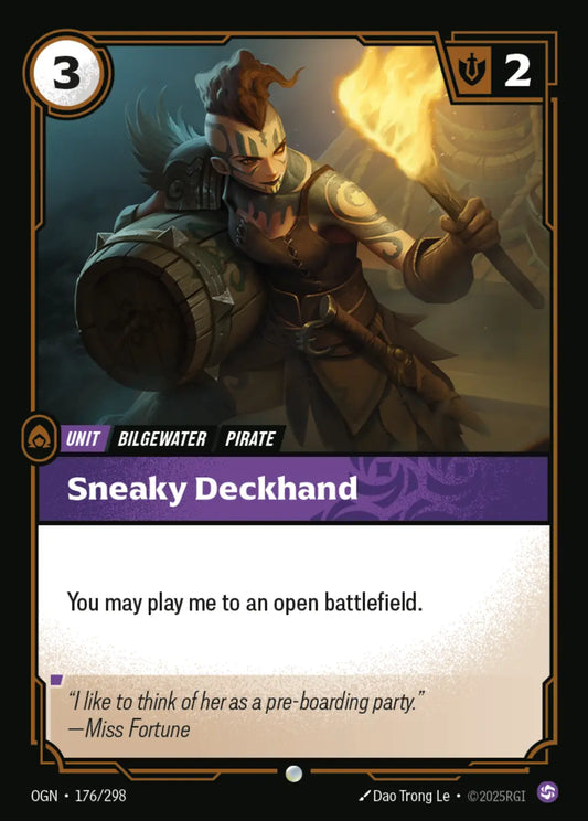176/298 Sneaky Deckhand