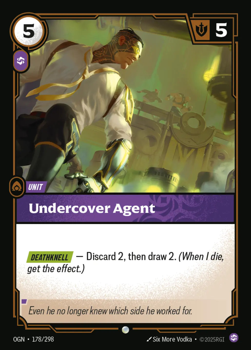 178/298 Undercover Agent