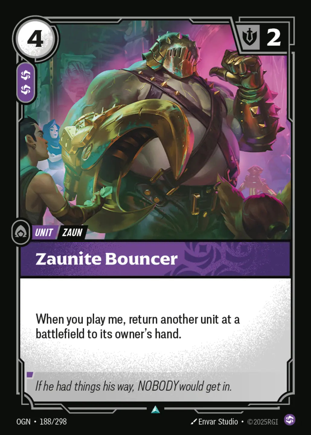 188/298 Zaunite Bouncer