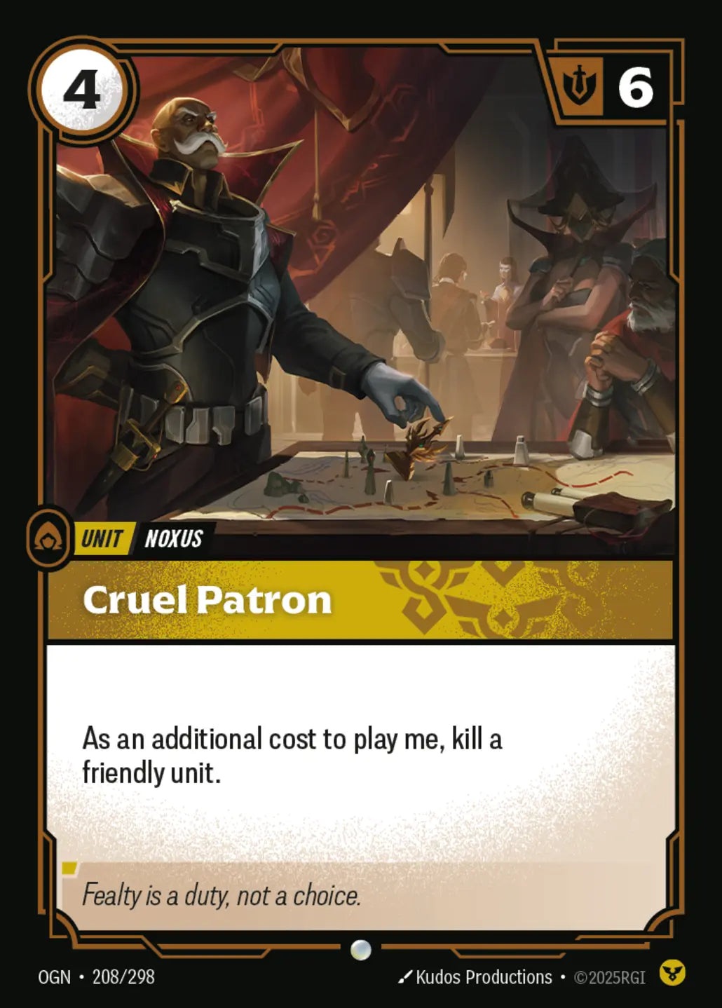 208/298 Cruel Patron