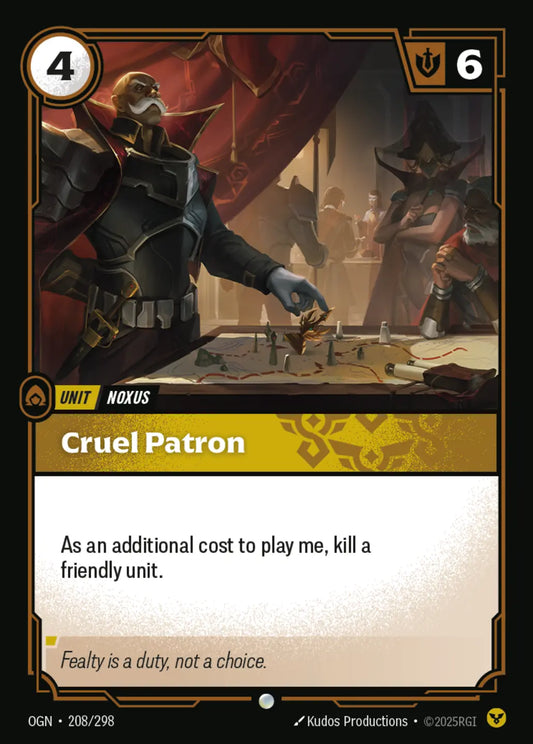 208/298 Cruel Patron