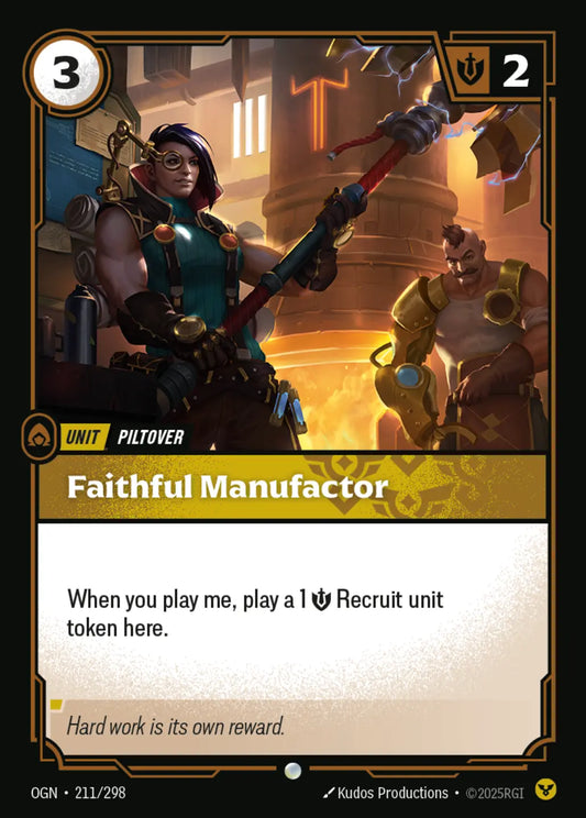 211/298 Faithful Manufactor