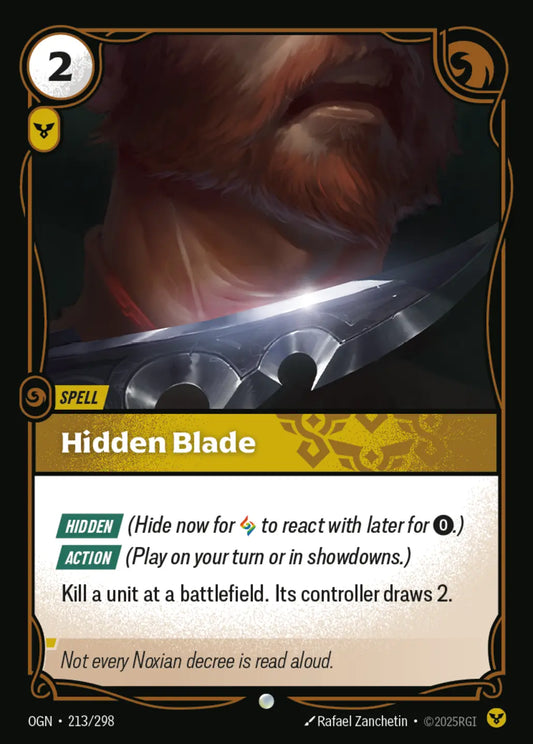213/298 Hidden Blade