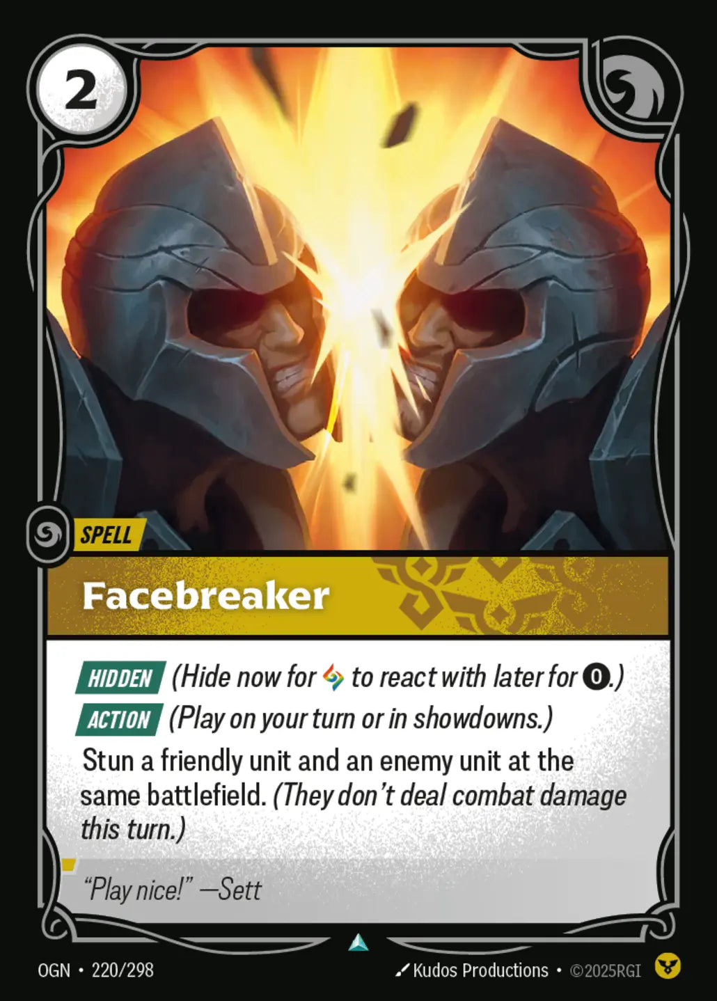 220/298 Facebreaker