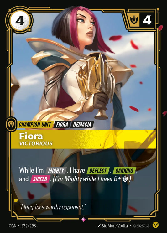 232/298 Fiora, Victorious