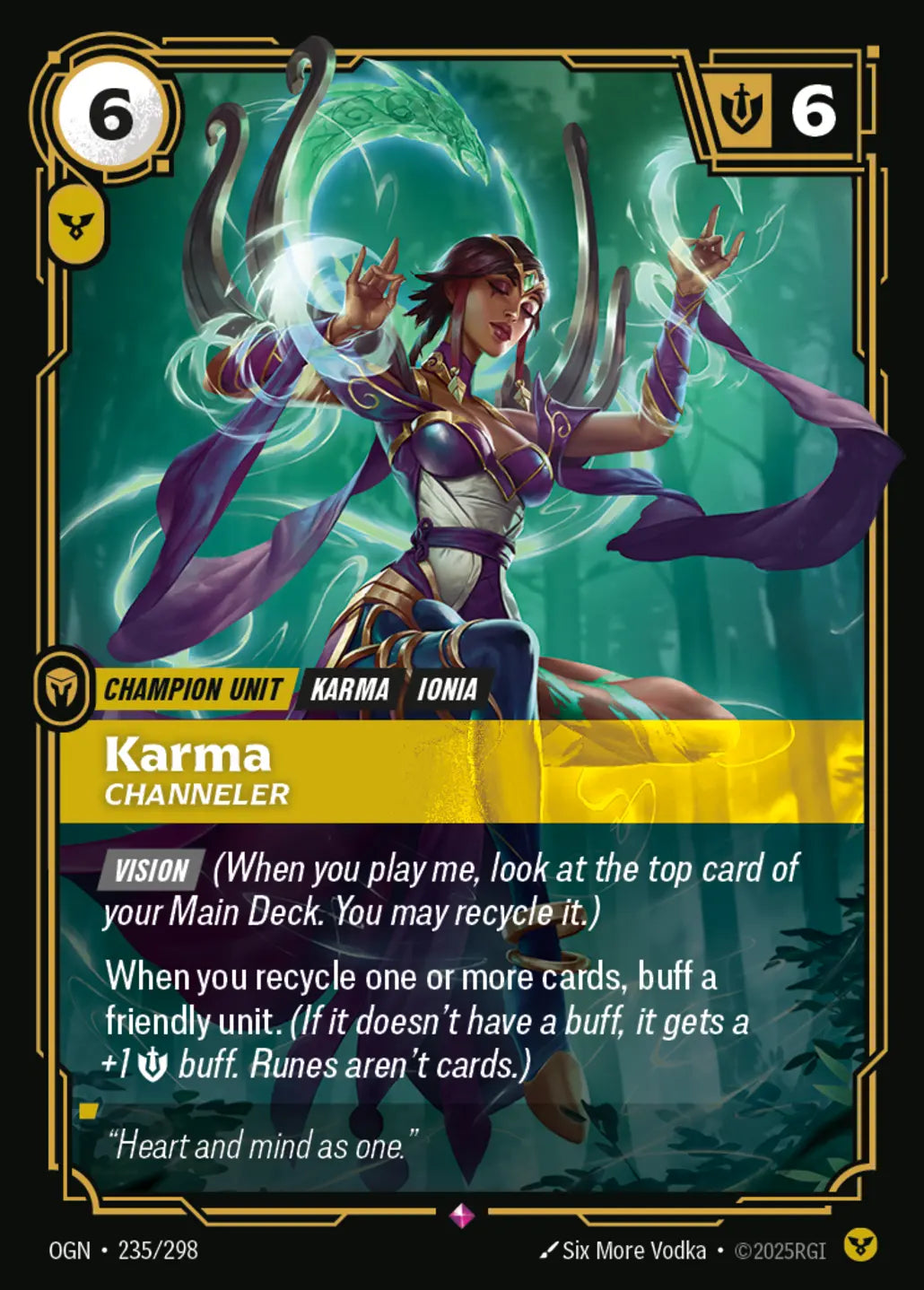235/298 Karma, Channeler