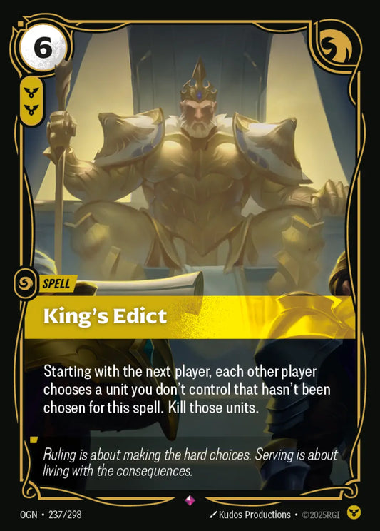 237/298 King's Edict