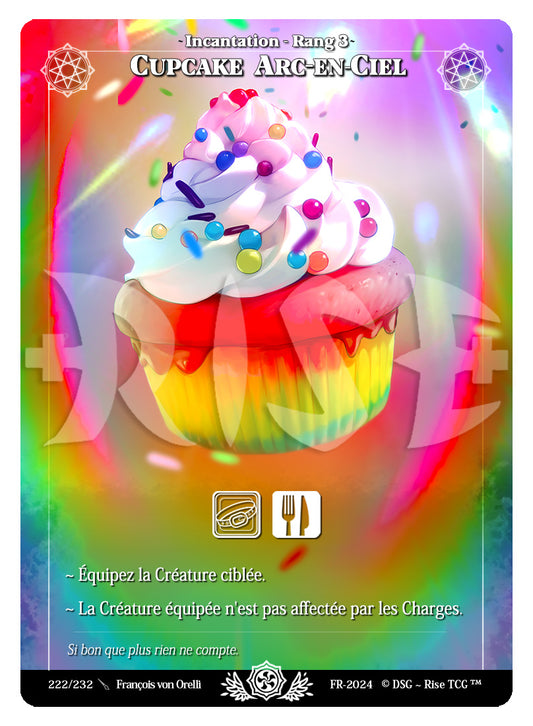 222/232 CUPCAKE ARC-EN-CIEL