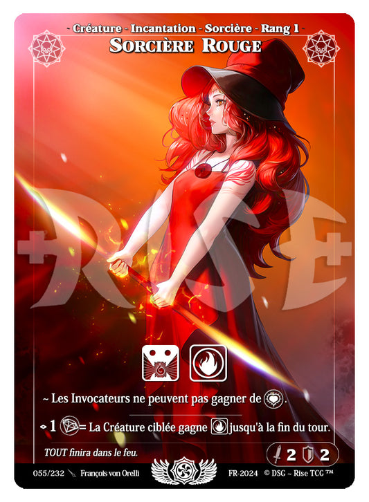055/232 SORCIERE ROUGE