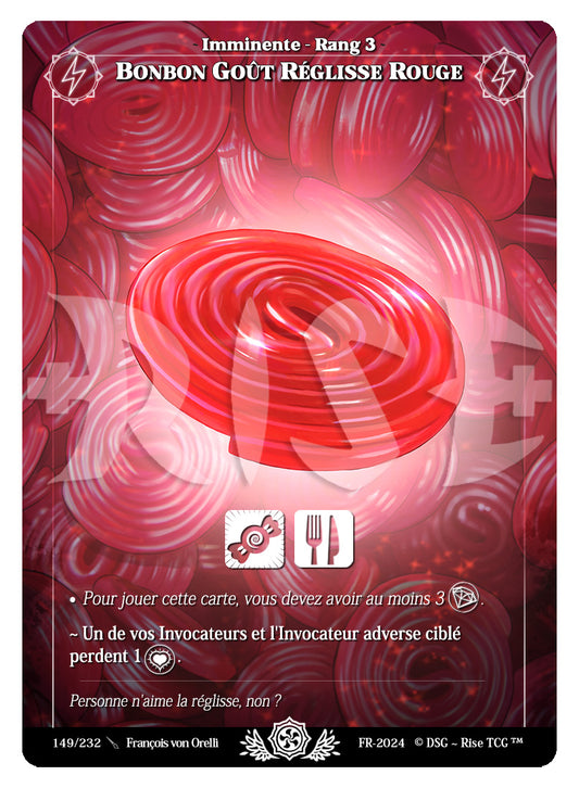 149/232 BONBON GOUT REGLISSE ROUGE