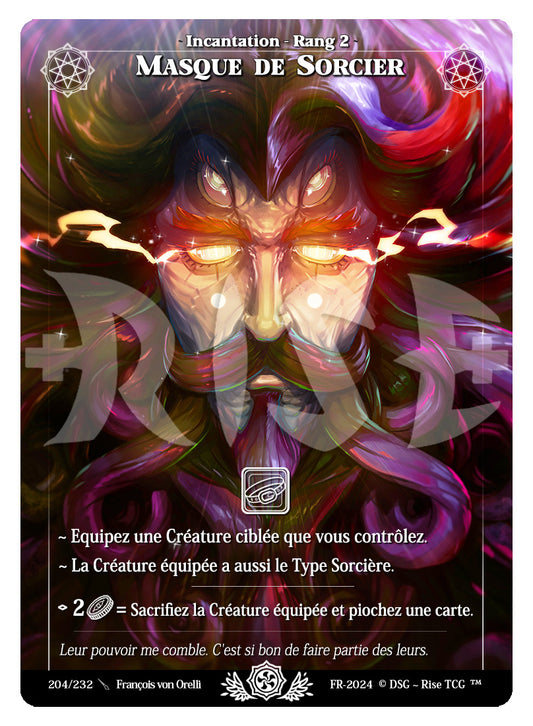 204/232 MASQUE DE SORCIER