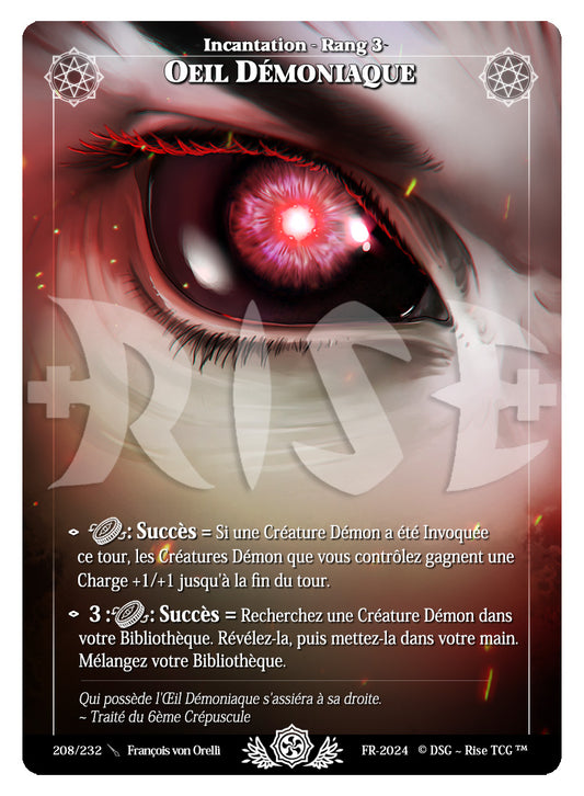 208/232 OEIL DEMONIAQUE