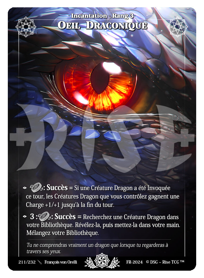 211/232 OEIL DRACONIQUE