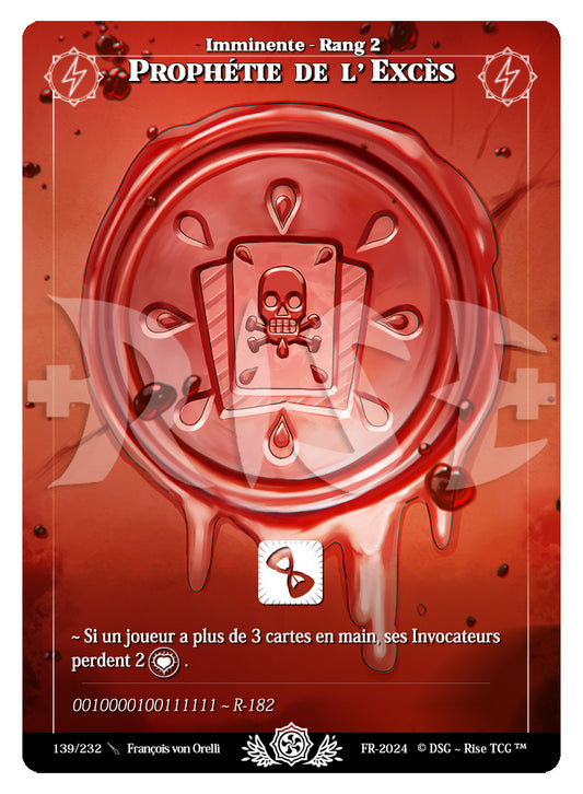 139/232 PROPHETIE DE L'EXCES